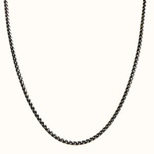 Bundle of 2 Mens Solid Sterling Silver Chopin Chain 55mm abel232